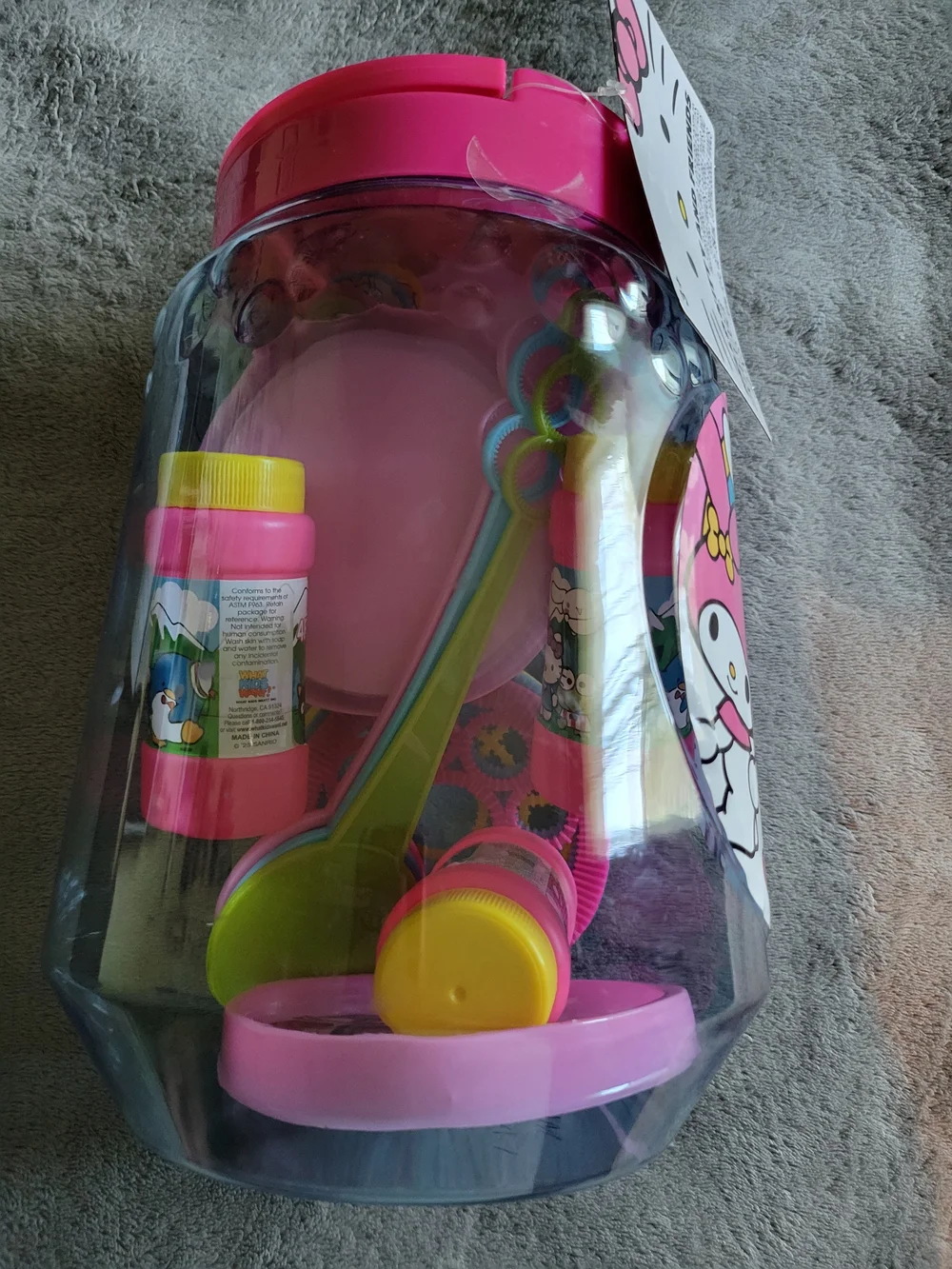 Sanrio Hello Kitty Bubble Set Jar